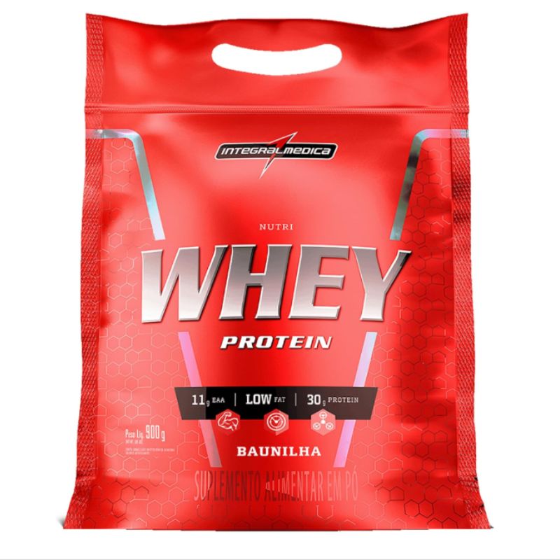 Nutri Whey Protein Integralmedica suplemento hipercalórico com proteínas