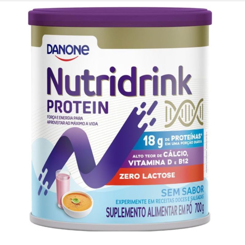 Nutridrink Protein Sem Sabor suplemento proteico para idosos