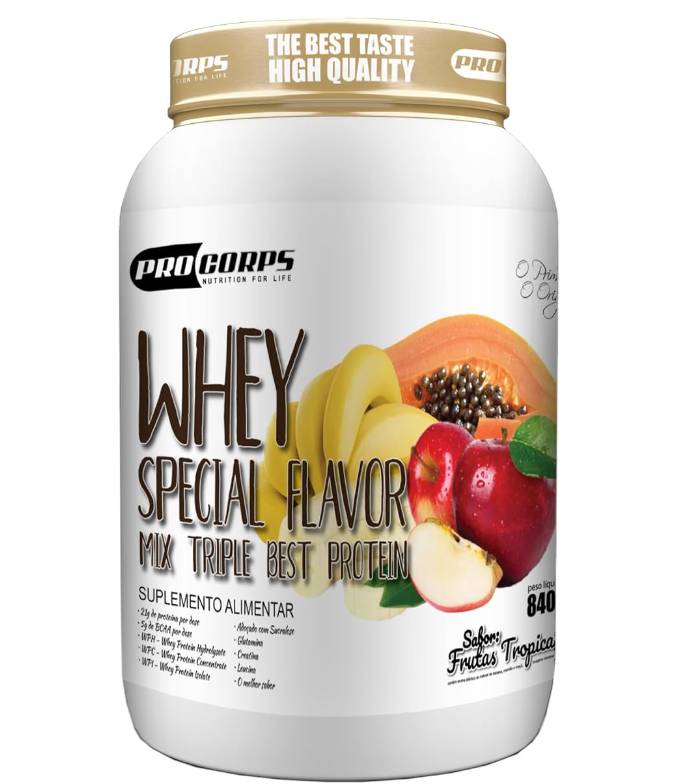 Whey Protein 840g Procorps Frutas Tropicais