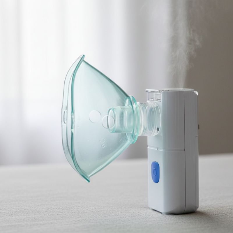 inalador portátil silencioso indicado para idosos