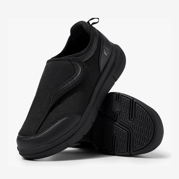 sapato diabético masculino FitVille extra largo antiderrapante