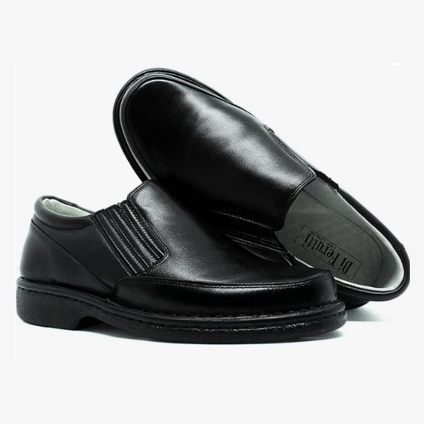 sapato ortopedico masculino di ferutti em couro para diabeticos