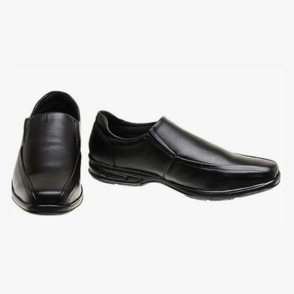 Sapato social masculino ortopédico em couro legítimo com solado antiderrapante e conforto diário