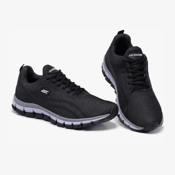 Tênis ortopédico masculino para caminhada com solado leve e ajuste confortável