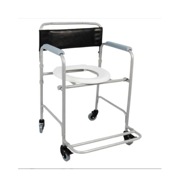 cadeira de banho higiênica dobrável Dellamed D30 com rodas