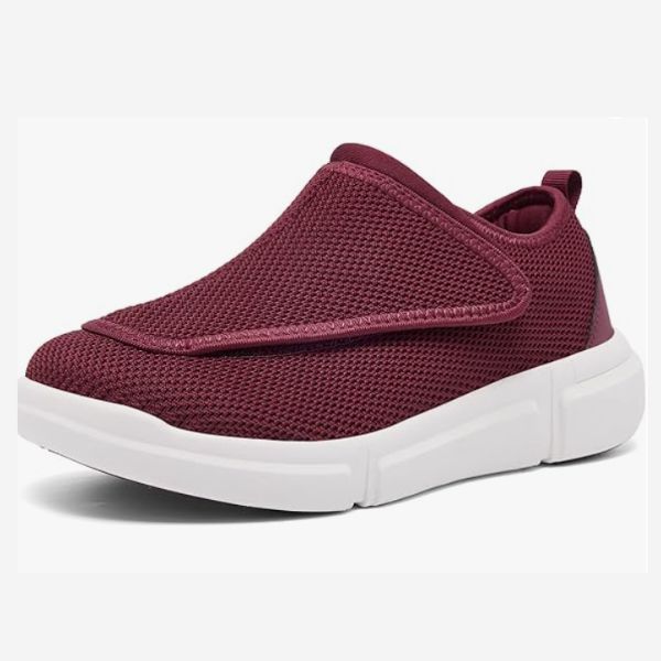 Sapato ortopédico feminino extra largo para pés inchados