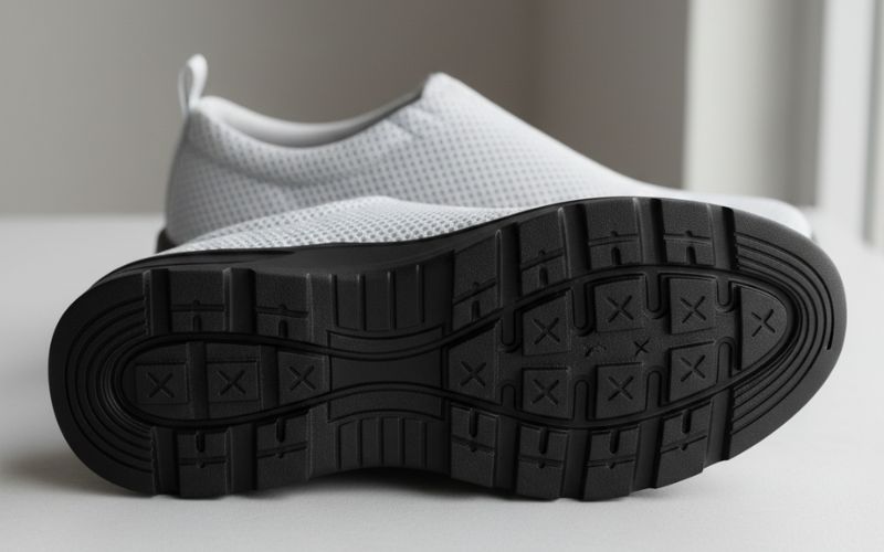 Sapato ortopédico para idosos com solado antiderrapante