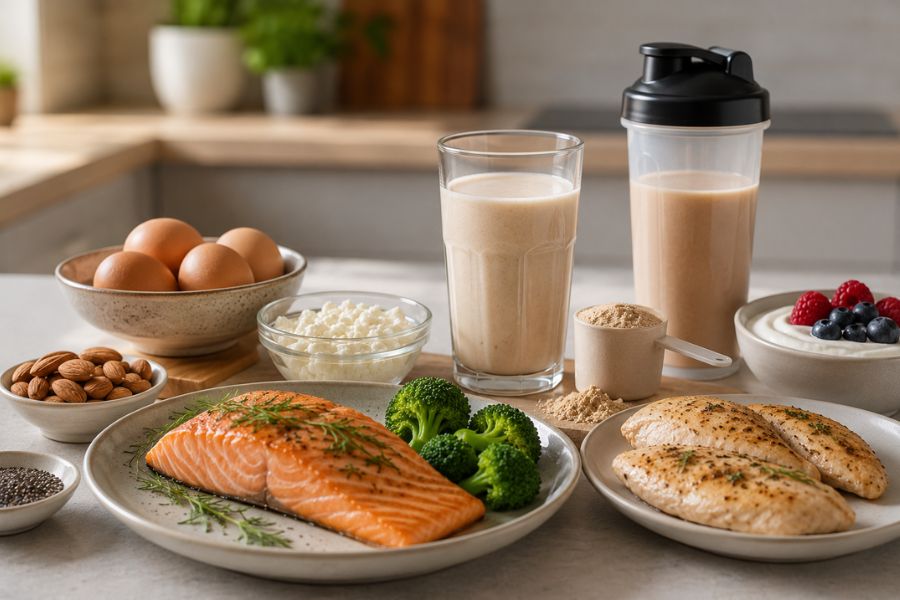Proteína ajuda idosos com sarcopenia