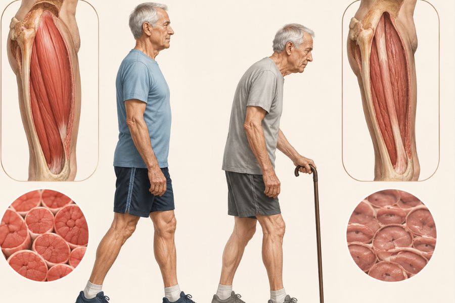 Perda muscular em idosos
