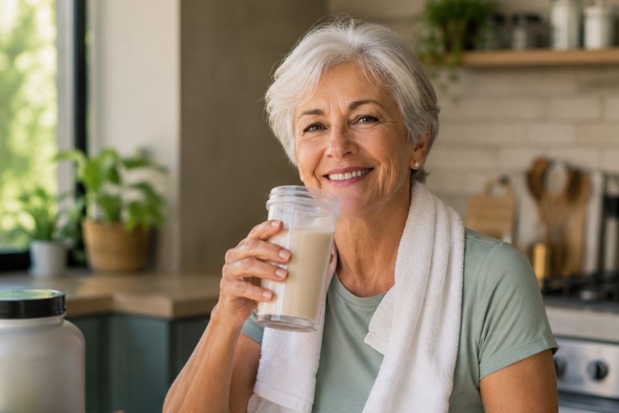 Whey protein ajuda idosos na recuperação muscular